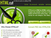 HTMLcut - PSD to HTML Service